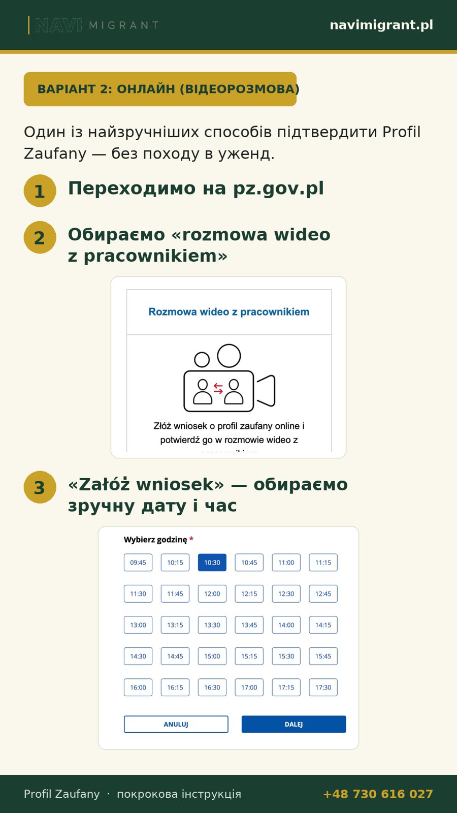 Підтвердження запису