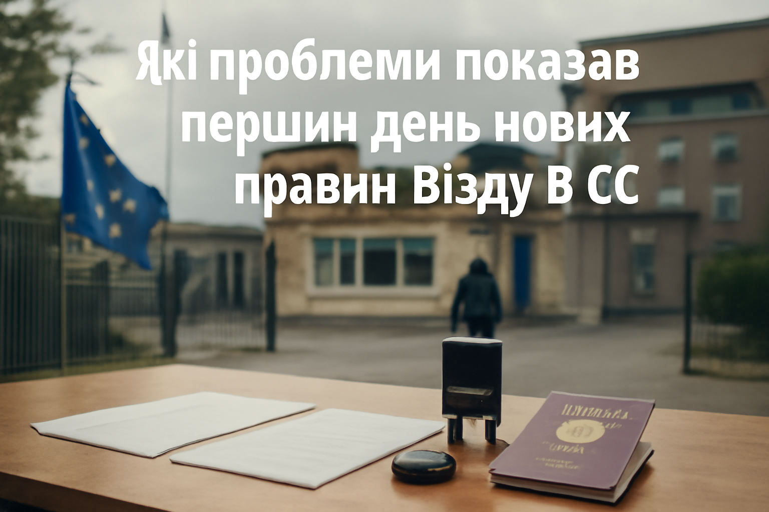 Які проблеми показав перший день нових правил в’їзду в ЄС
