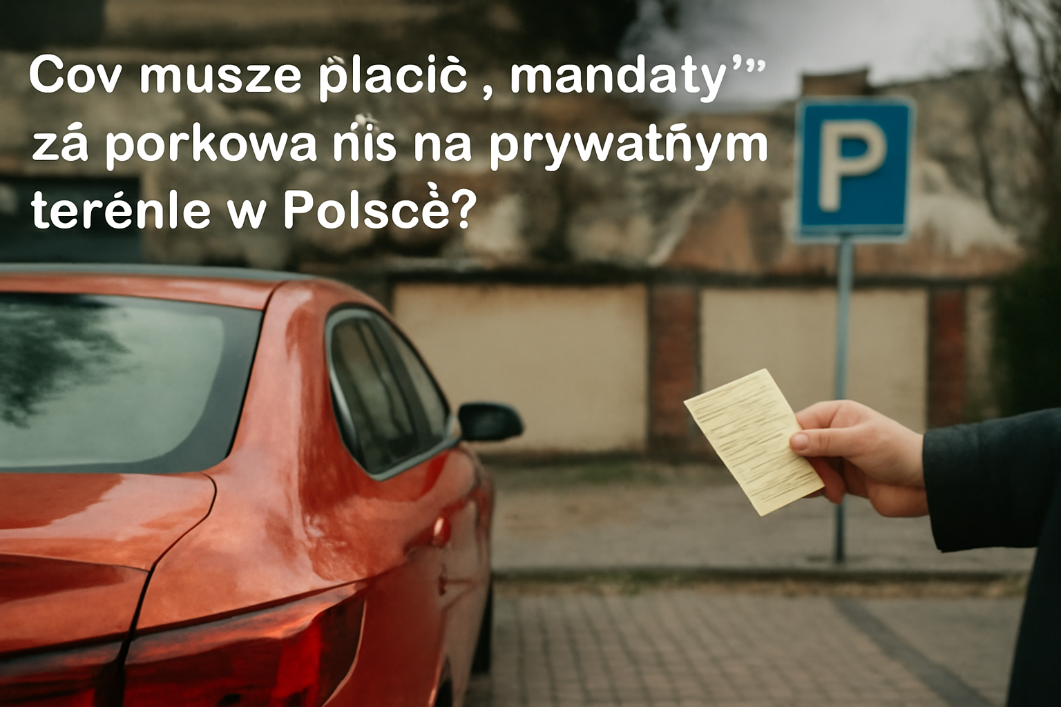 Czy muszę płacić "mandaty" za parkowanie na prywatnym terenie w Polsce?