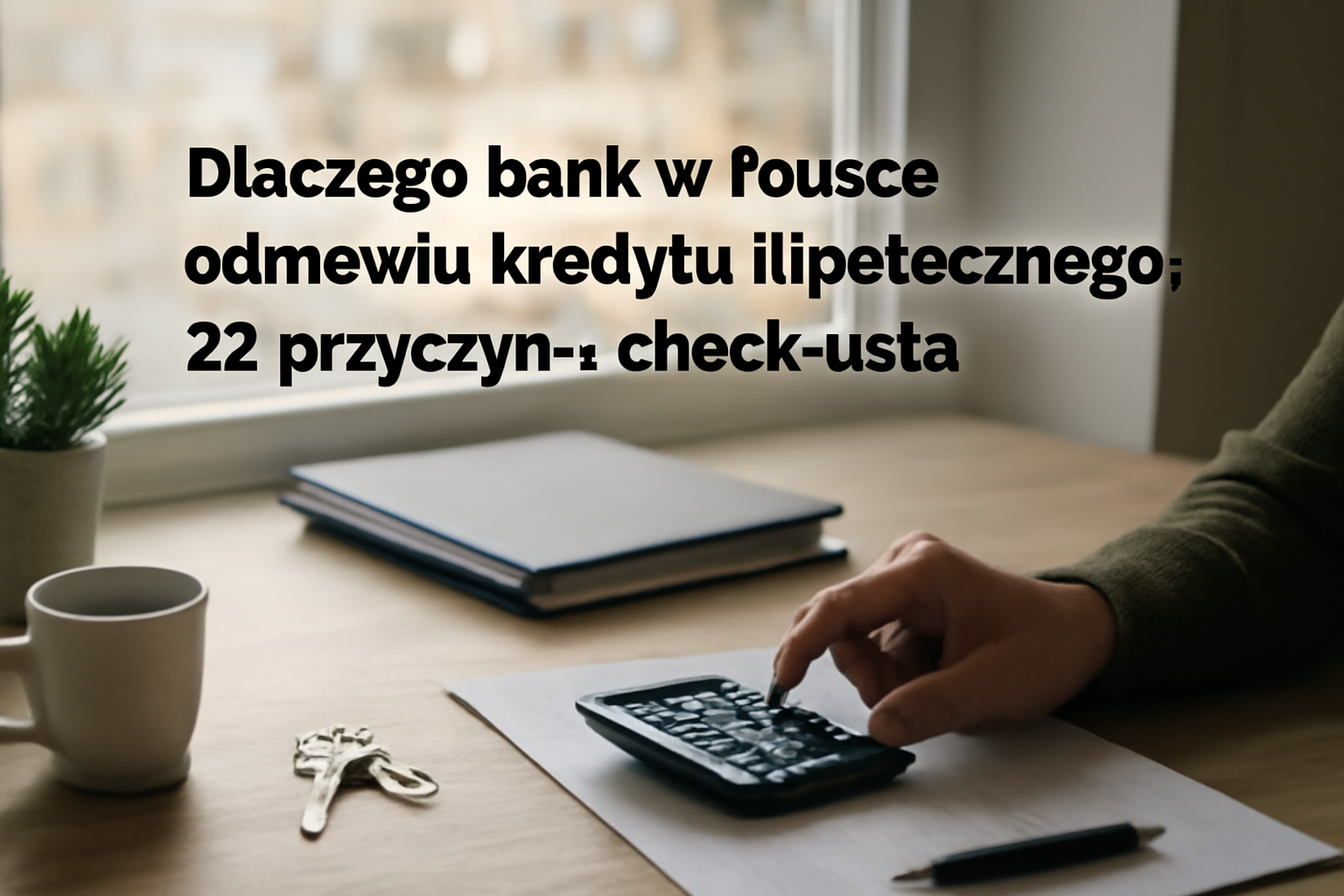 Dlaczego bank w Polsce odmawia kredytu hipotecznego: 12 przyczyn + check-lista