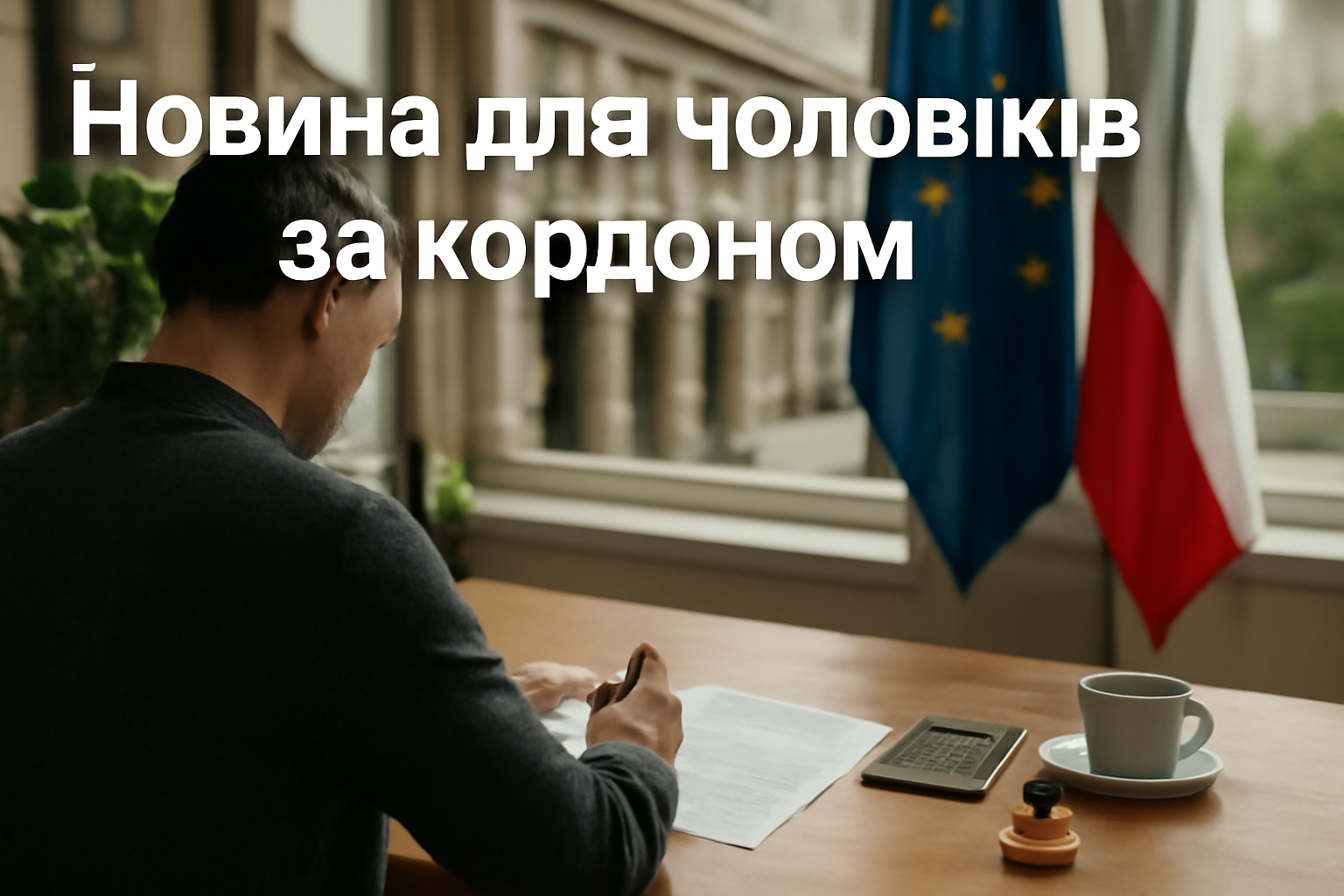 Новина для чоловіків за кордоном