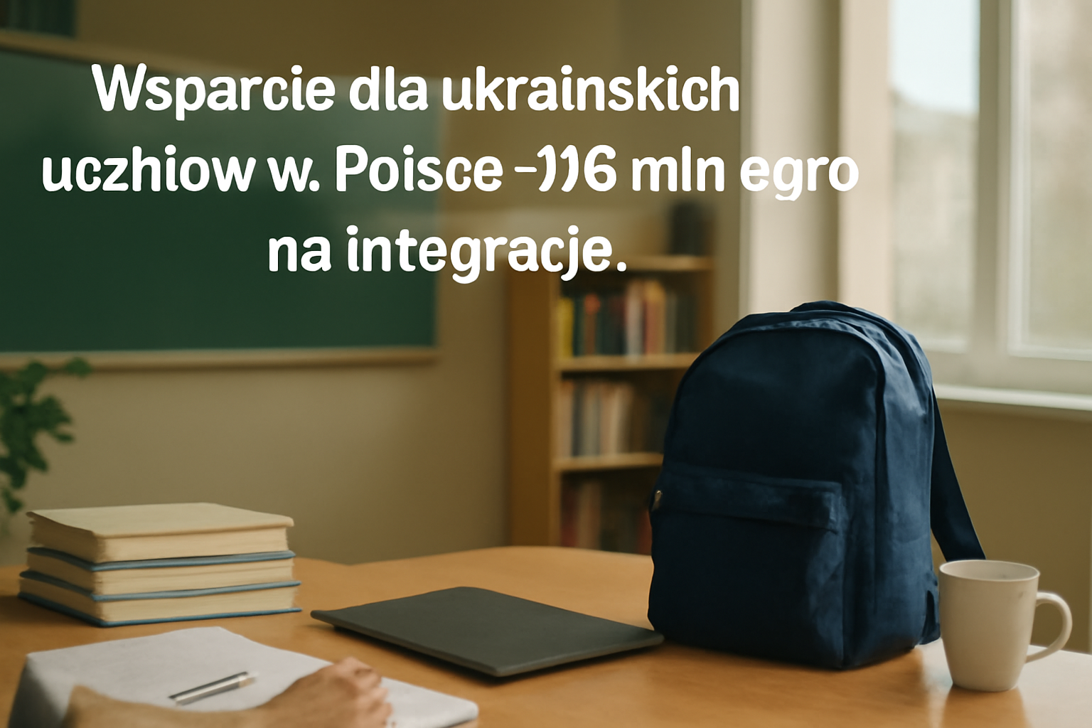 Wsparcie dla ukraińskich uczniów w Polsce: 116 mln euro na integrację