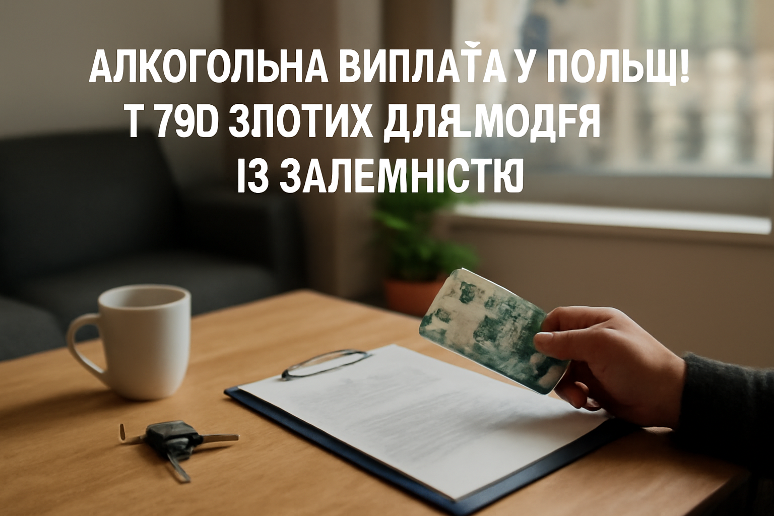 Алкогольна виплата у Польщі: 1 780 злотих для людей із залежністю