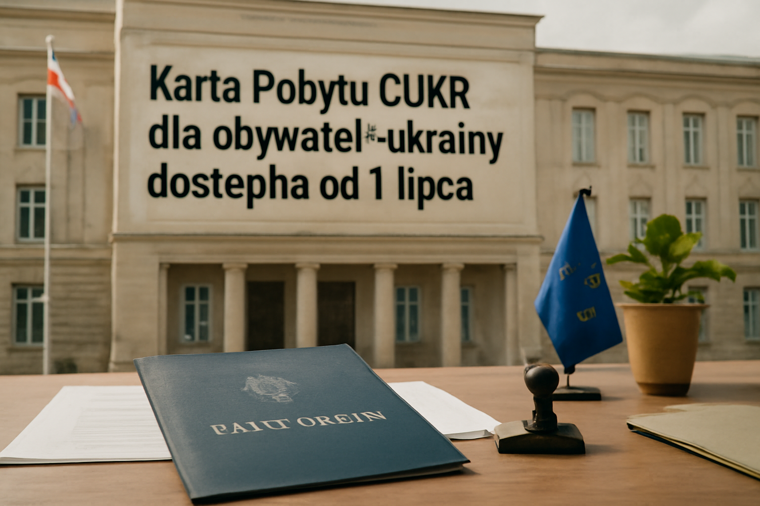 Karta Pobytu CUKR dla obywateli Ukrainy dostępna od 1 lipca
