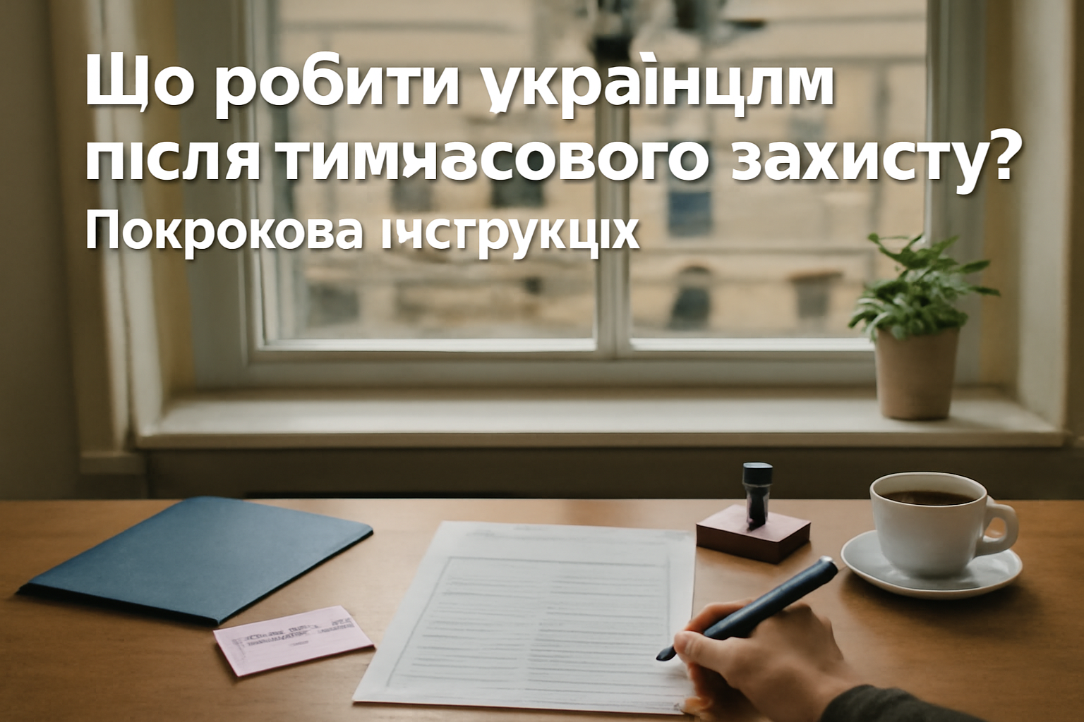Що робити українцям після тимчассового захисту? Покрокова інструкція