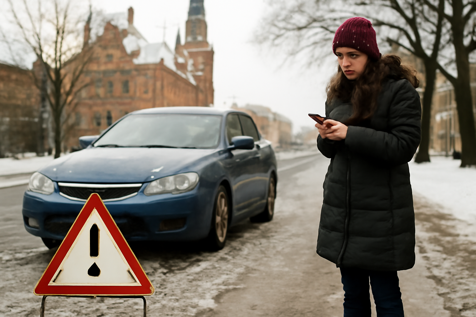 У Польщі оголосили попередження першого ступеня для 13 воєводств через ожеледицю
