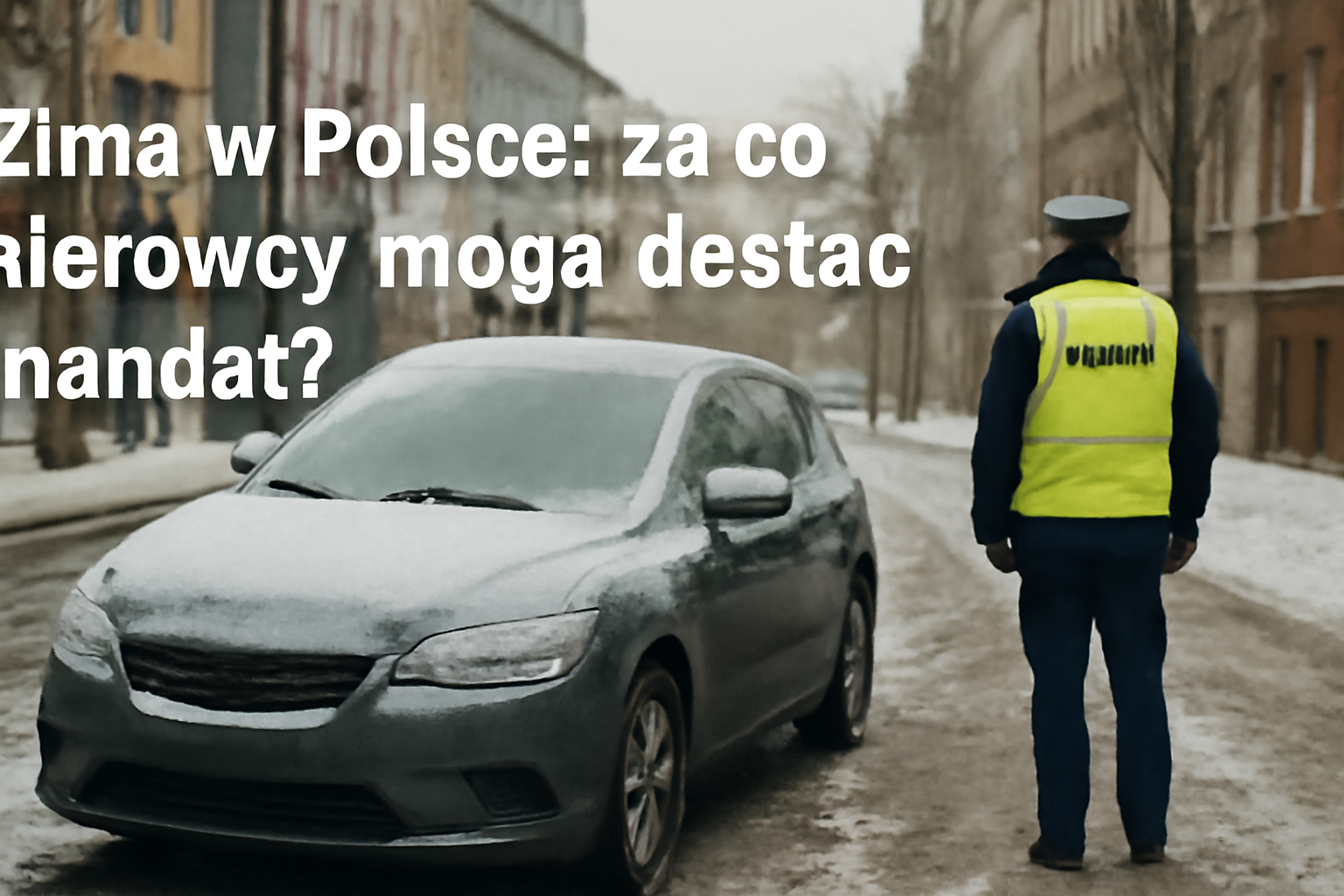 Zima w Polsce: za co kierowcy mogą dostać mandat?