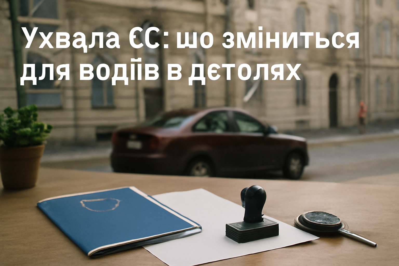 Ухвала ЄС: що зміниться для водіїв в деталях