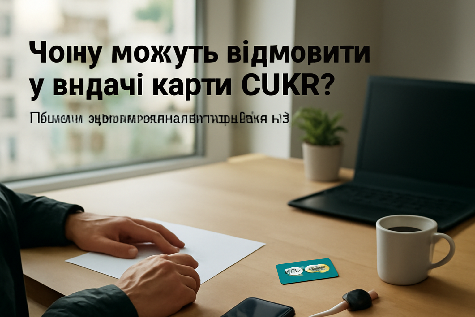 Чому можуть відмовити у видачі карти CUKR? Повний перелік причин та ключові вимоги