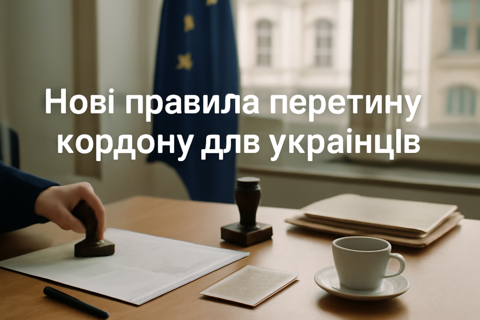 Нові правила перетину кордону для українців