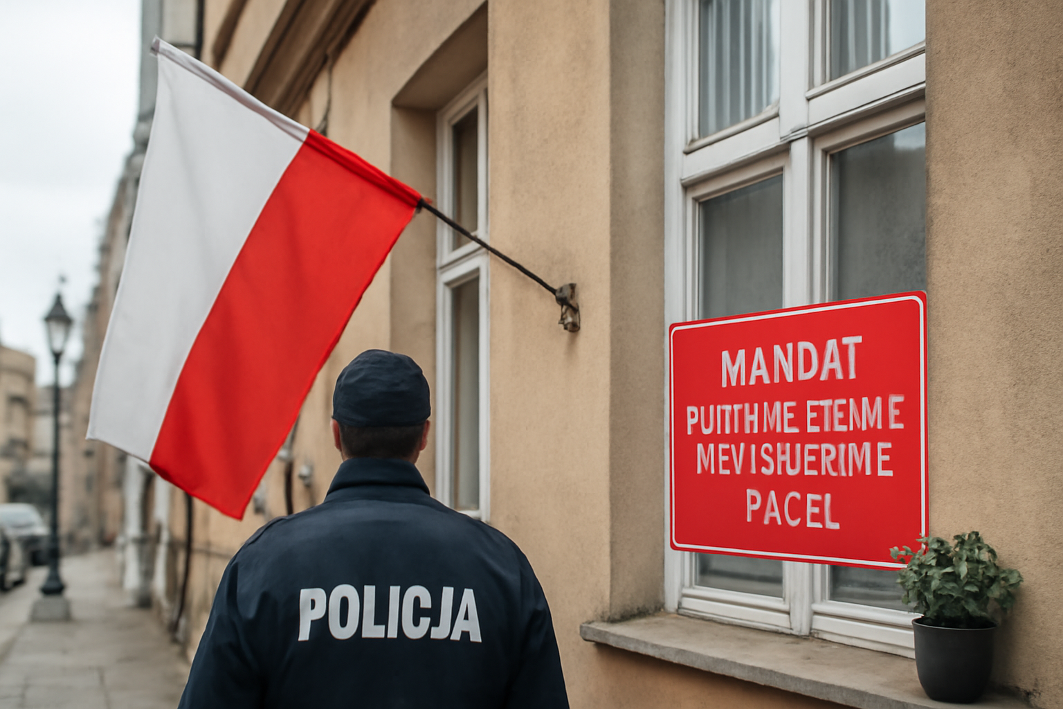 Mandat za nieprawidłowe wywieszenie flagi w Polsce