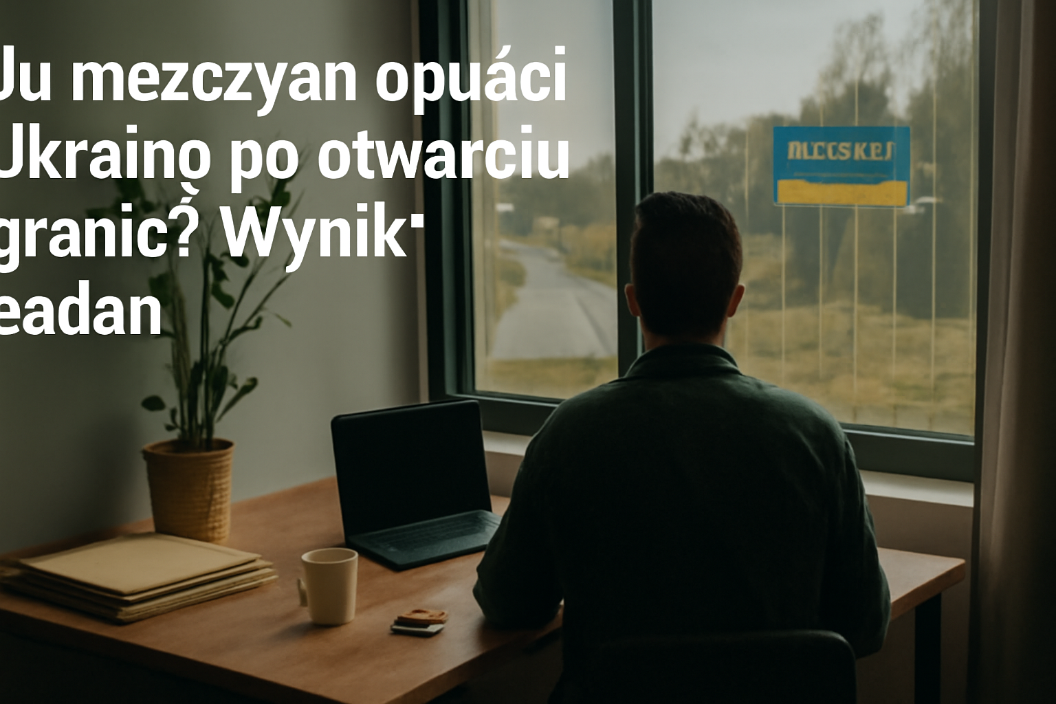 Ilu mężczyzn opuści Ukrainę po otwarciu granic? Wyniki badań