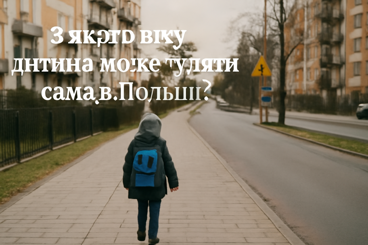 З якого віку дитина може гуляти сама в Польщі?