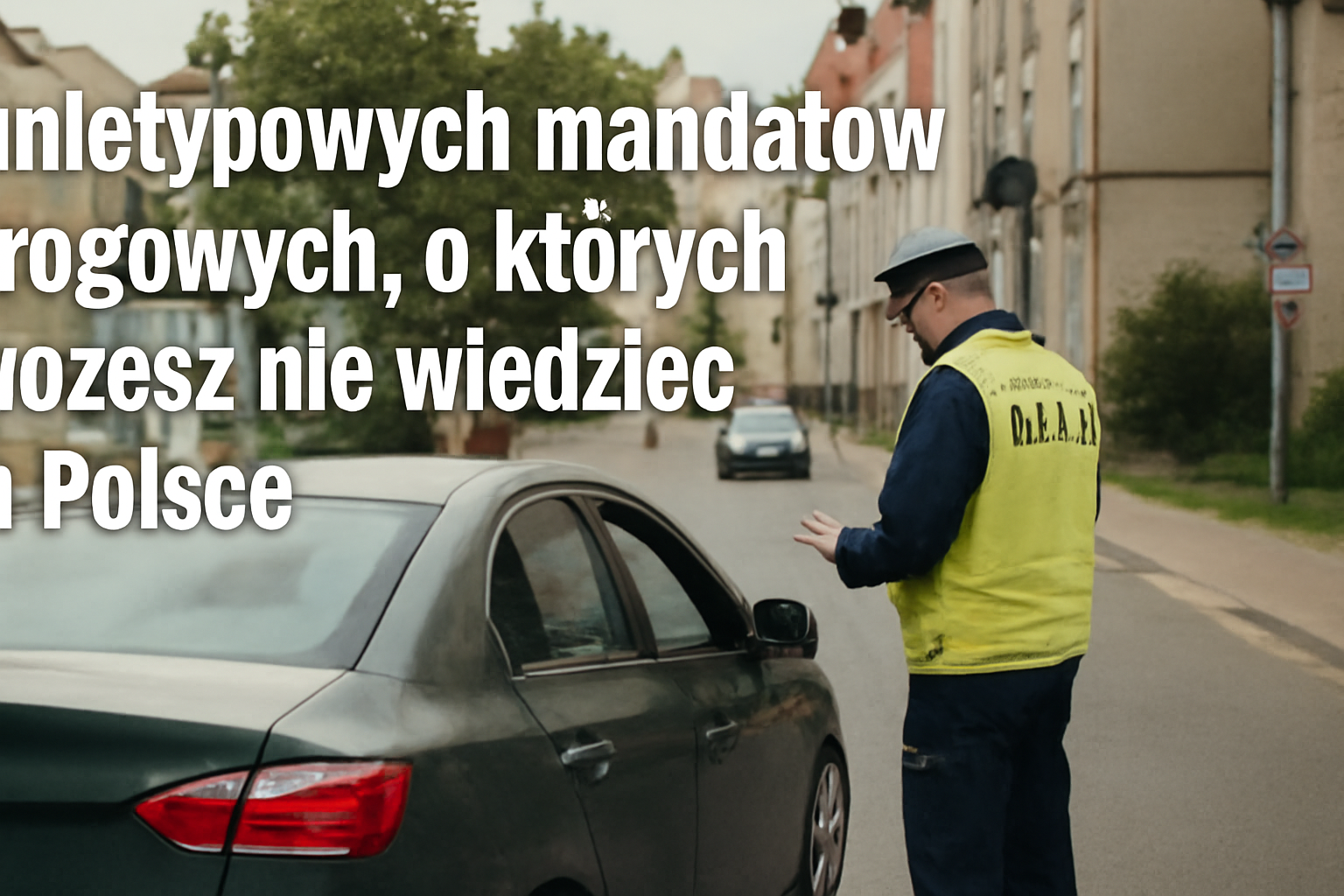 7 nietypowych mandatów drogowych, o których możesz nie wiedzieć w Polsce