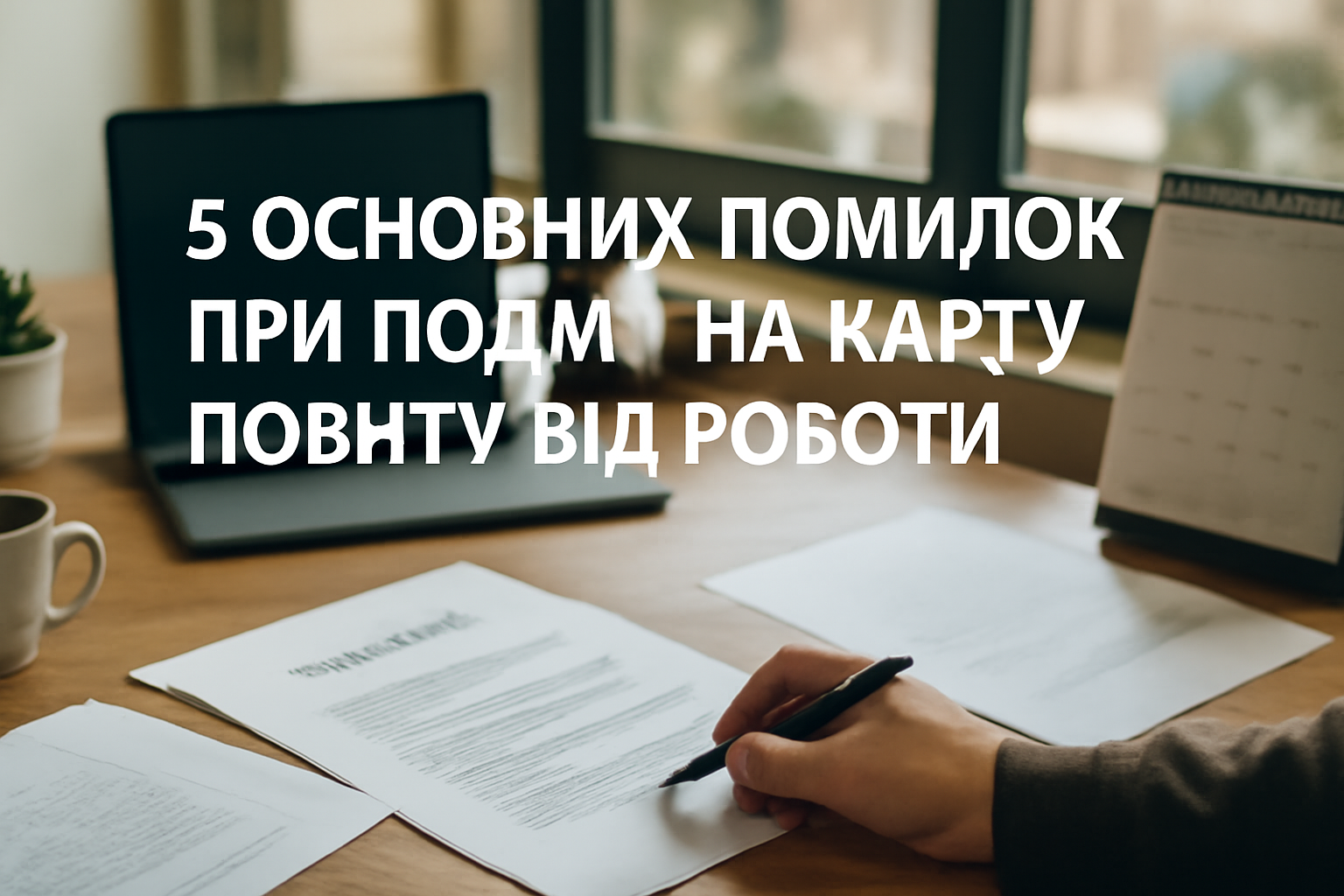 5 основних помилок при подачі на карту побиту від роботи