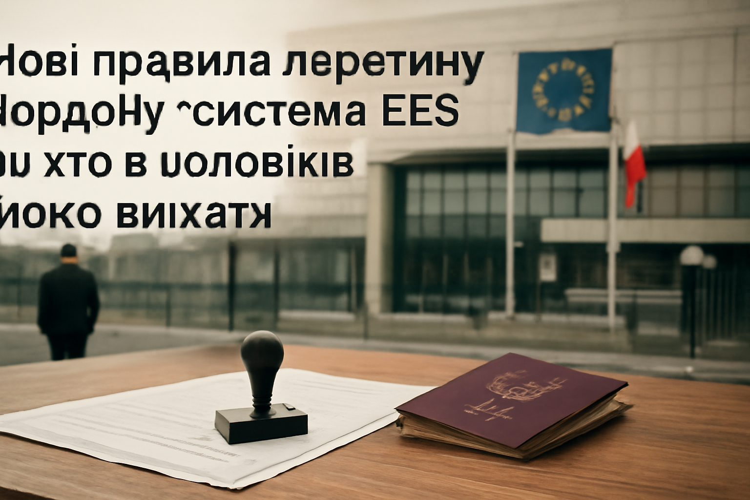 Нові правила перетину кордону: система EES та хто з чоловіків може виїхати