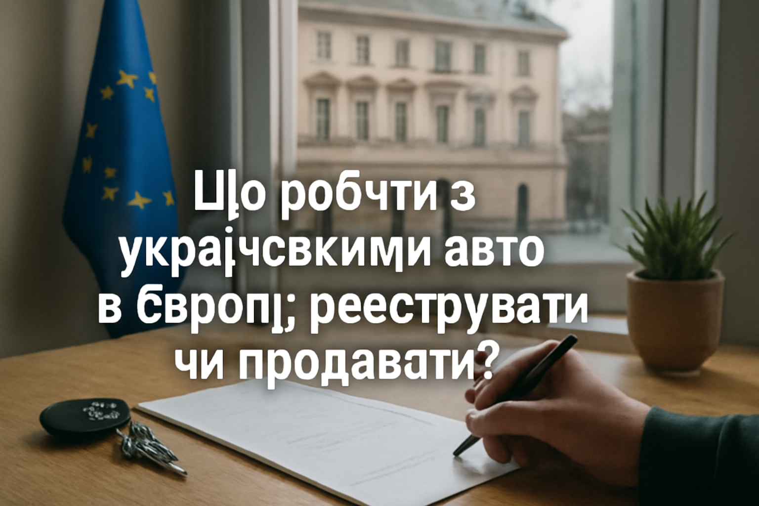 Що робити з українськими авто в Європі: реєструвати чи продавати?