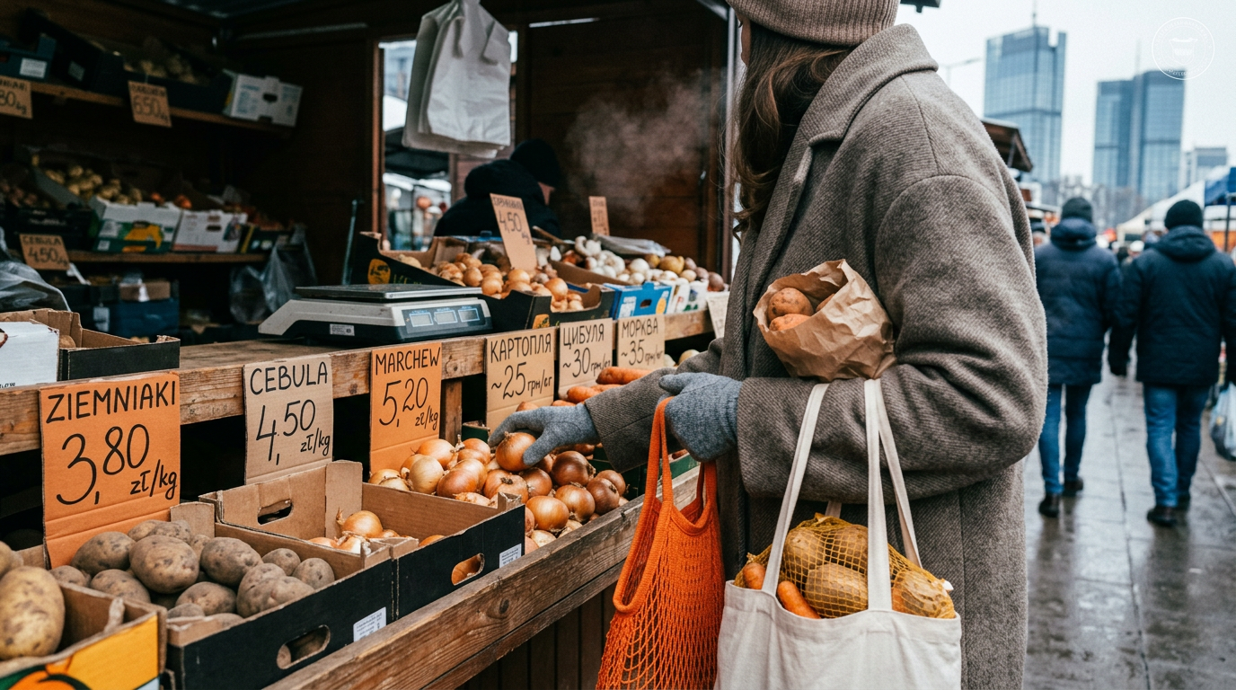 Порівняння цін на продукти в Україні і Польщі