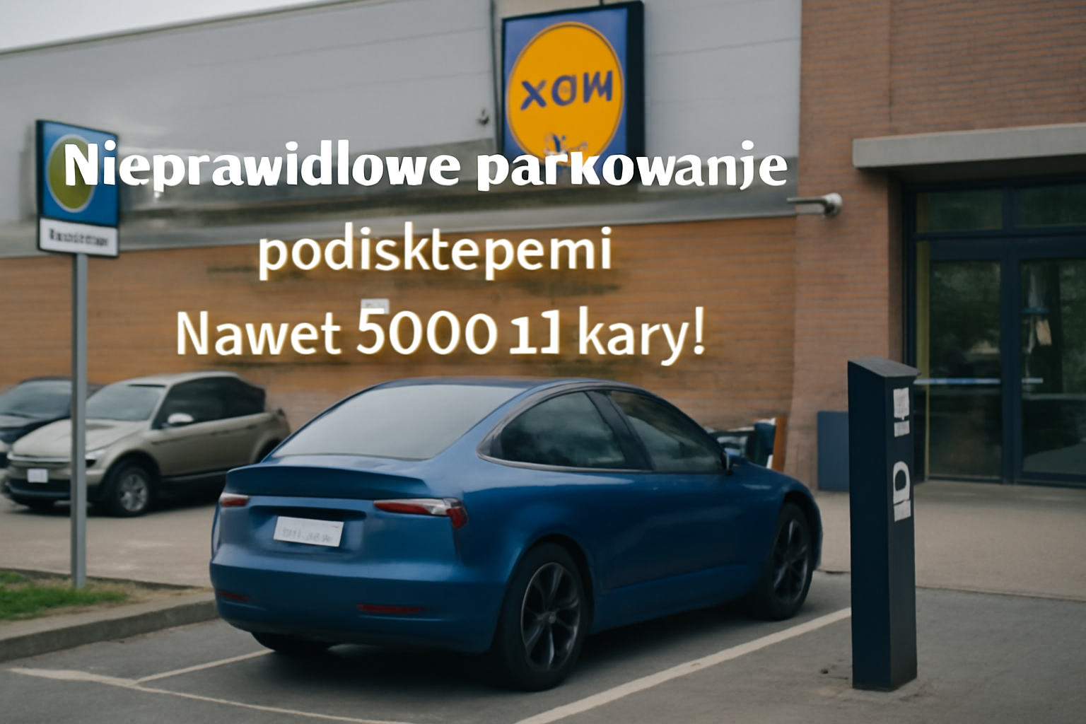 Nieprawidłowe parkowanie pod sklepem: Nawet 5000 zł kary!