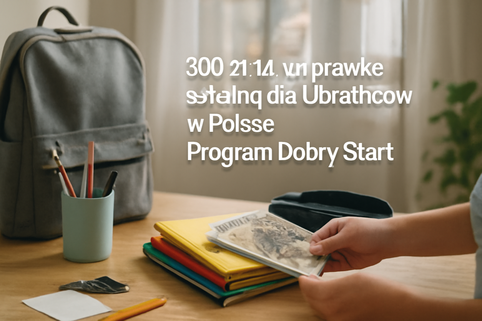 300 zł na wyprawkę szkolną dla Ukraińców w Polsce: Program Dobry Start