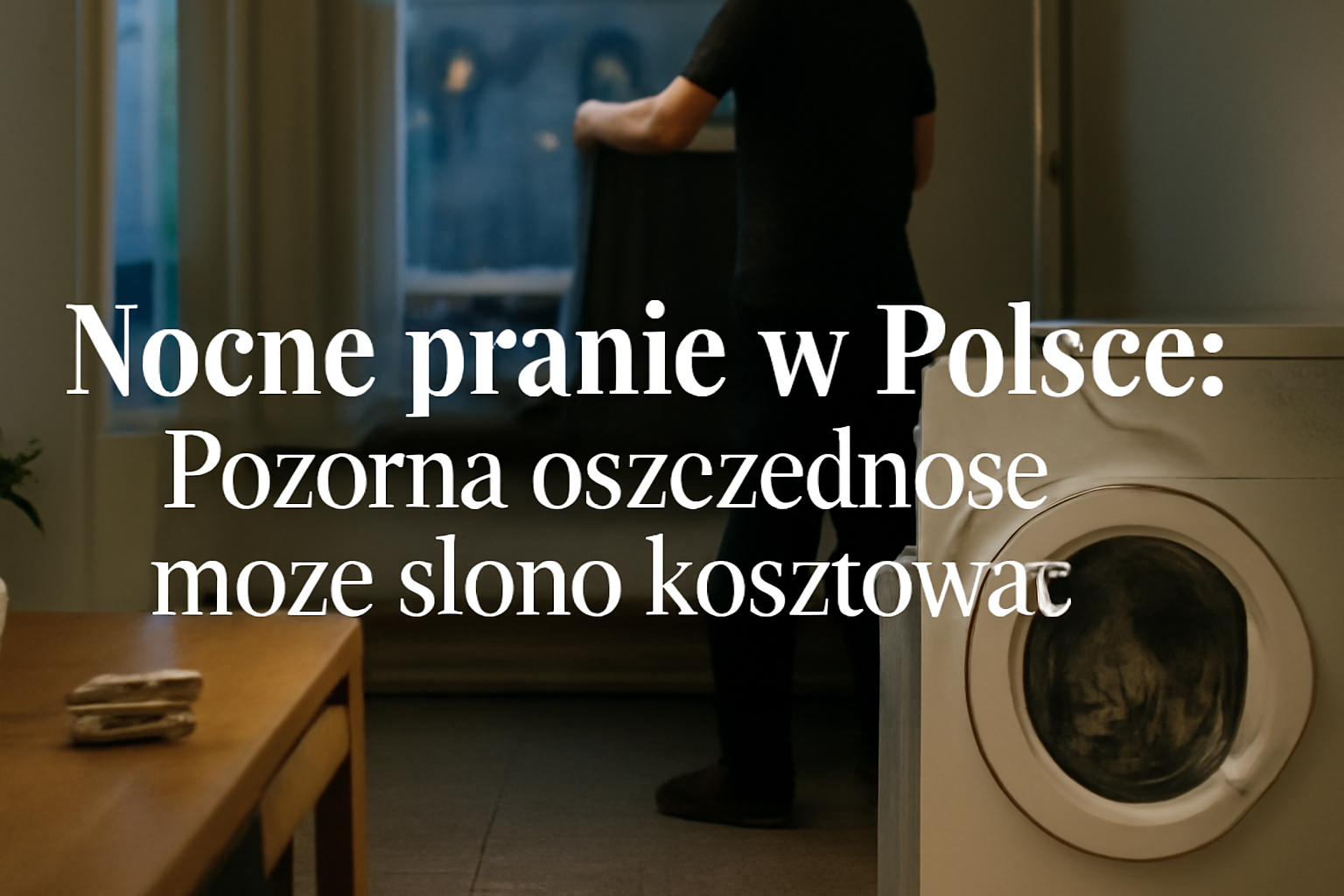 Nocne pranie w Polsce: Pozorna oszczędność może słono kosztować
